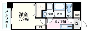 御幸橋駅 徒歩2分 5階の物件間取画像